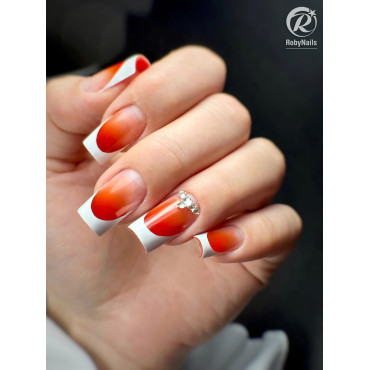 Gel Polish Red Glass